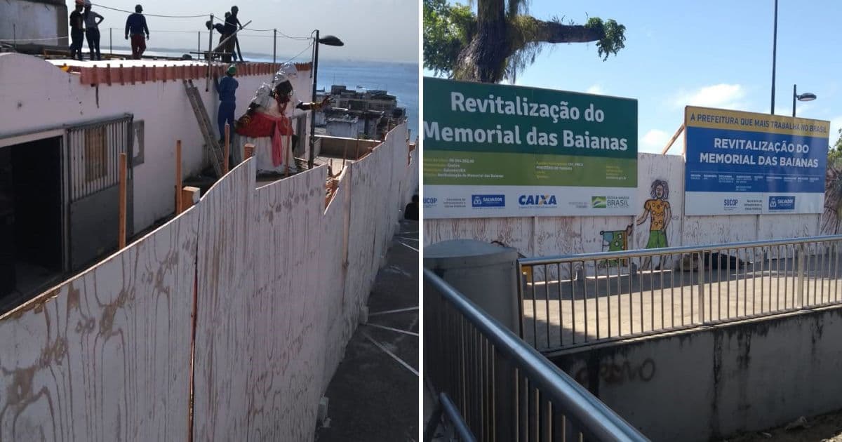 Com 'obras avançadas', Memorial das Baianas deve reabrir em dezembro após reforma