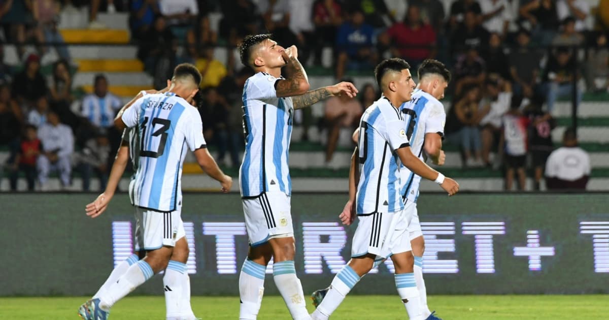 Argentina goleia o Chile, avança de fase e elimina o Uruguai do Pré-Olímpico