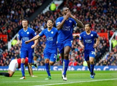 Leicester empata com United e torce contra Tottenham para garantir título