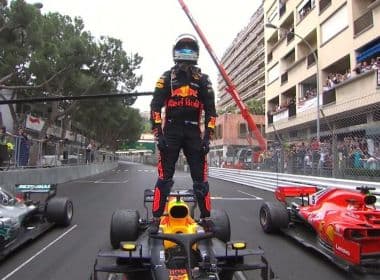Ricciardo supera problema no motor, segura Vettel e vence GP de Mônaco