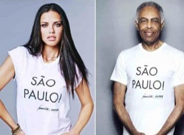 Gilberto Gil e Adriana Lima participam de evento contra Aids