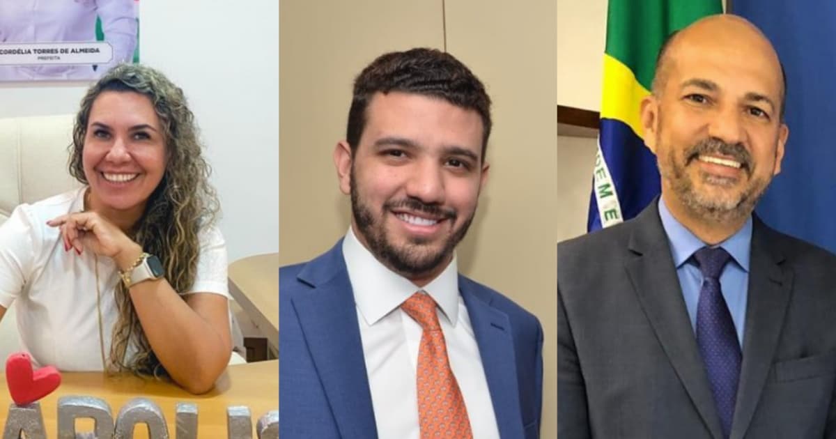 Cordélia Torres, Neto Carletto e Robério Oliveira