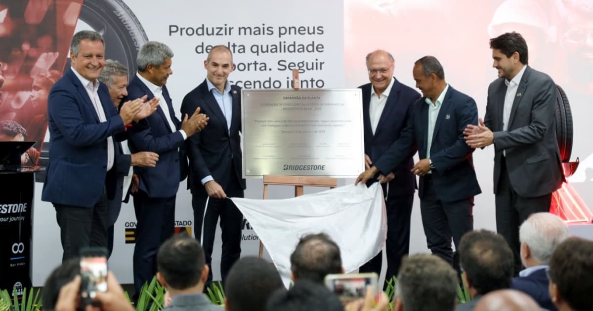 Na presença de Jerônimo, Bridgestone comemora a expansão da fábrica de Camaçari com 400 novos empregos