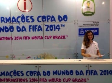 Postos de informação da Copa em Salvador têm erro de grafia de palavras em inglês