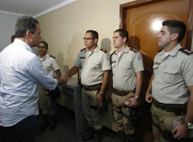 Rui Costa visita batalhão da Polícia Militar em Barreiras