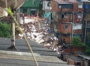Após chuvas, prédio desaba em Boa Vista de São Caetano e deixa um ferido