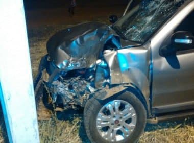 São Desidério: moto invade contramão, colide com carro e condutor morre 