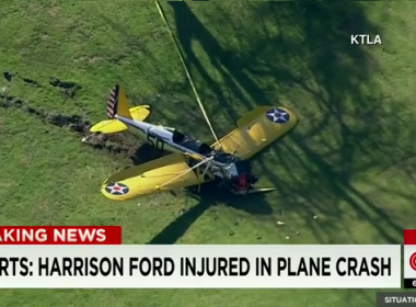 Após acidente aéreo, assessoria de Harrison Ford diz que ator está ‘fora de perigo’