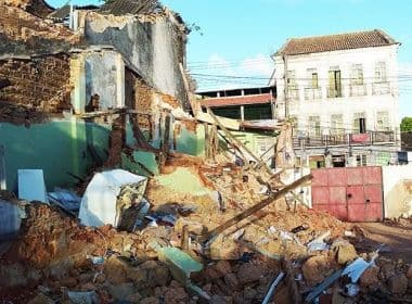 Ipac autoriza retirada de escombros de casa que desabou na Ladeira da Soledade 