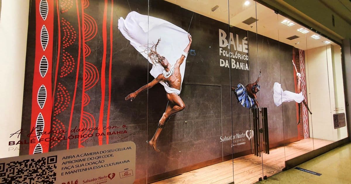 Shoppings de Salvador divulgam campanha em prol do Balé Folclórico da Bahia