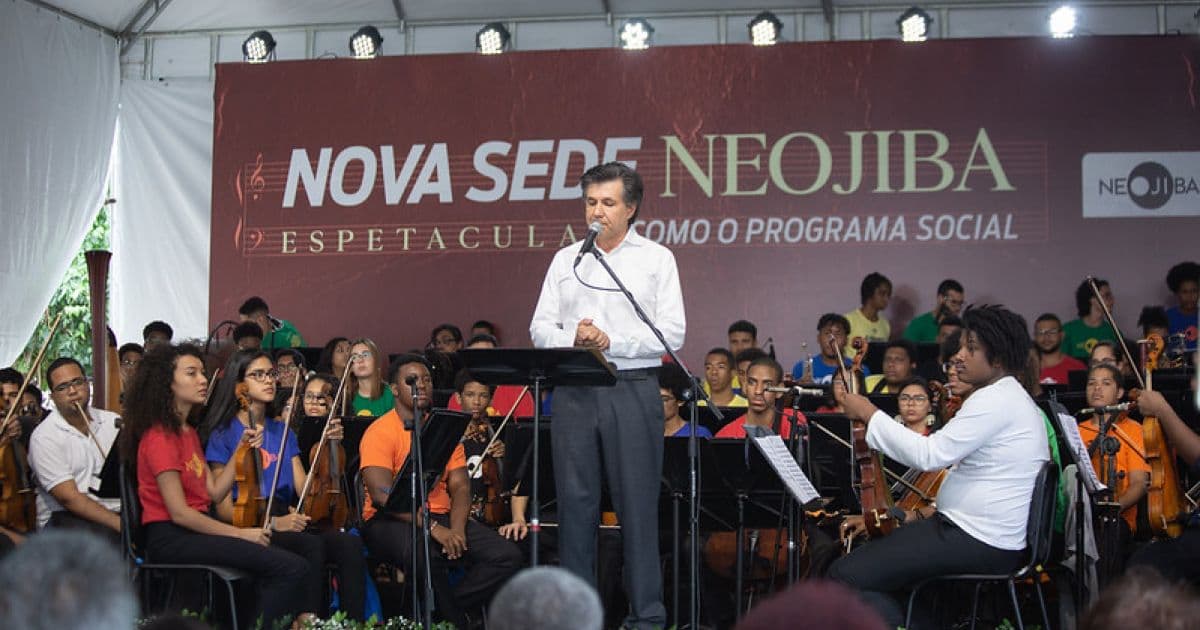 Neojiba faz live para marcar os 2 anos da inauguração da sede no Parque do Queimado