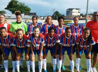 Time feminino do Bahia vence mais um jogo pelo Baianão