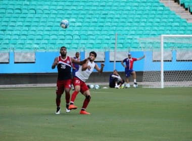 Com portões fechados, Bahia treina e faz mistério para duelo pela Copa do Nordeste