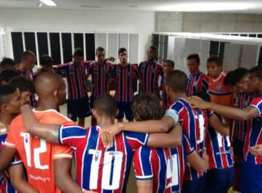 Contra o Vitória, sub-20 do Bahia inicia luta por tri do Baianão