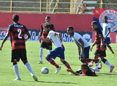 Vitória bate o Bahia no Barradão e sai na frente na decisão do Baiano Sub-20