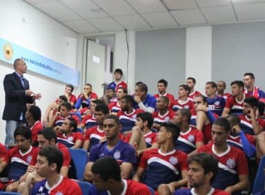 Antes do CRB, atletas do Bahia participaram de palestra sobre o doping