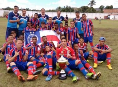 Bahia conquista título sub-14 no interior do estado
