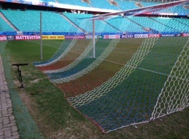 Arena Fonte Nova terá redes tricolores e no formato véu de noiva