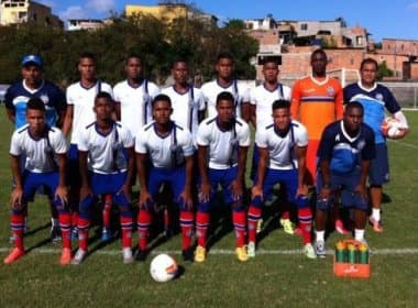 Em amistoso preparatório para a Copinha, Bahia juvenil aplica goleada de 5 a 0