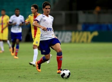 Gustavo Blanco fará a sua segunda partida como titular do Bahia em 2016