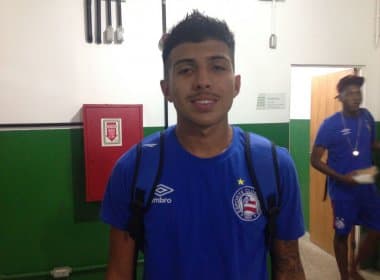 Sub-20 do Bahia: Gabriel destaca treinamento no gol marcado contra o Inter