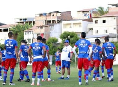 Sem Cajá e Tinga, Bahia tem 19 atletas relacionados para enfrentar o Fortaleza