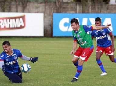 Bahia começa preparação para enfrentar o Fortaleza com vídeo, academia e treino técnico
