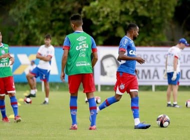 Sem Renato Cajá, Bahia treina com time alternativo para pegar o Fla de Guanambi