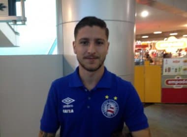 Pai de primeira viagem, Zé Rafael celebra fim de jejum de gols no Bahia