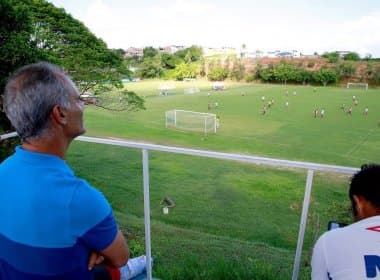 Técnico da Seleção sub-17, Amadeu visita o Fazendão e acompanha infantil do Bahia
