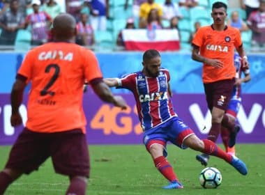 Autor de dois gols, Régis enaltece departamento médico do Bahia