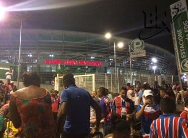 Copa do Nordeste: movimento já é grande no entorno da Arena Fonte Nova