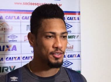Hernane lamenta revés e chances perdidas: 'O Bahia não pode perder assim'