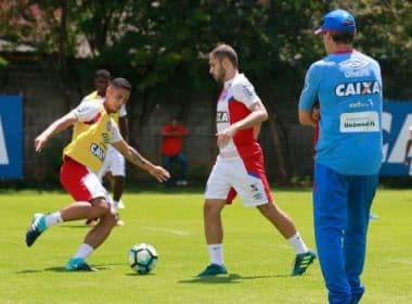 Com treino tático, Bahia encerra preparação para encarar o Sport