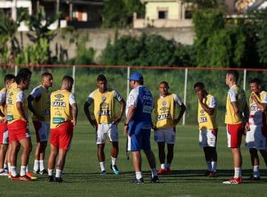 Bahia começa preparação para enfrentar o Náutico; Vinícius treina normalmente