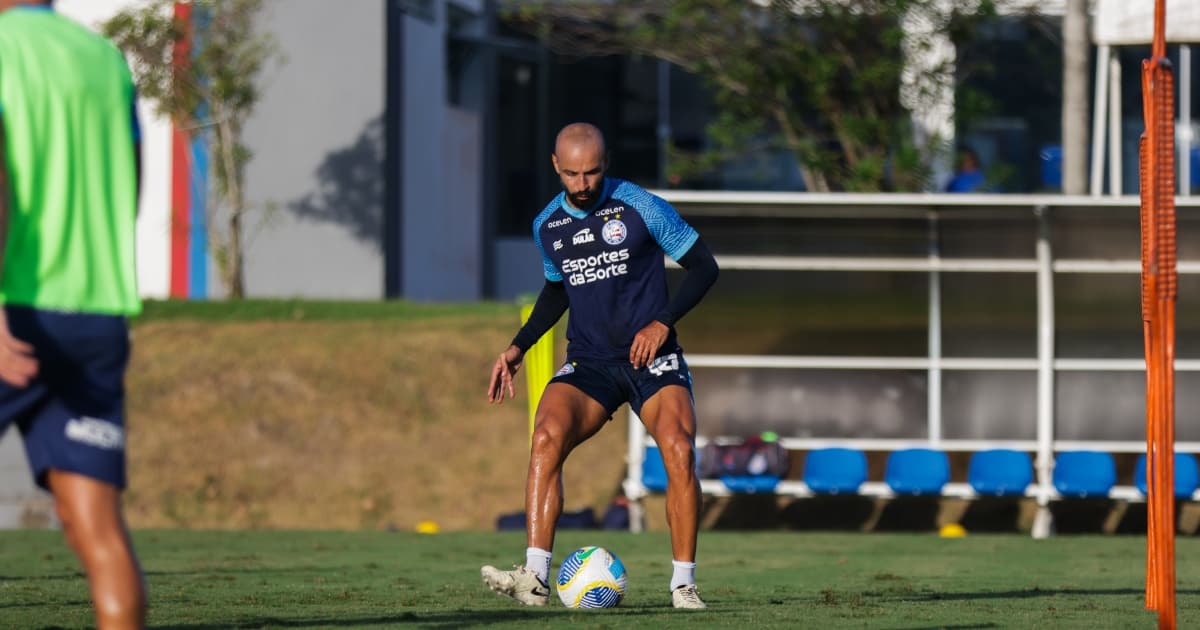 Bahia encerra preparação para partida contra o Grêmio pelo Brasileiro