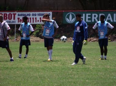 Rachão marca último treino do ano do Bahia