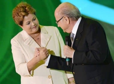 Dilma ignora críticas de Blatter e afirma que ‘mundo confia no Brasil’