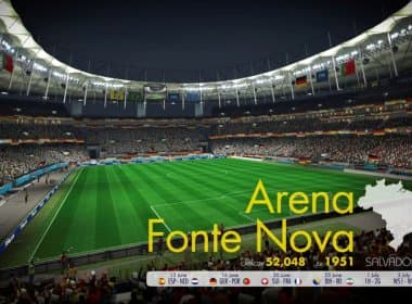 Divulgada imagem da Fonte Nova no Game "Copa do Mundo FIFA 2014"