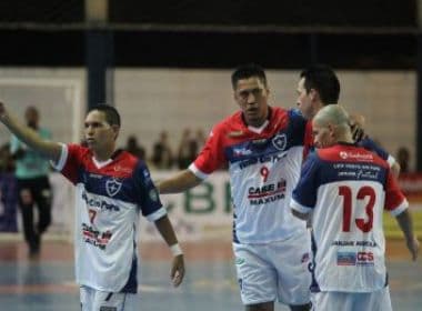 Equipe baiana participa da Taça Brasil de Futsal em busca do acesso a elite nacional