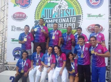 Equipe de Jiu-jitsu do Bahia conquista 27 medalhas no Brasileiro e 19 atletas vão para Mundial
