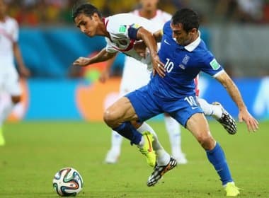Intervalo: Grécia e Costa Rica empatam em 0 a 0 na Arena Pernambuco