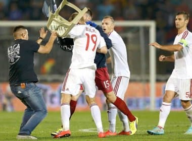 Depois de confusão nas Eliminatórias da Eurocopa, Uefa pune seleções da Sérvia e Albânia 