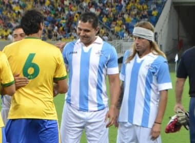 Amistoso entre masters de Brasil e Argentina com Cannigia &#039;falso&#039; vai parar no Procon