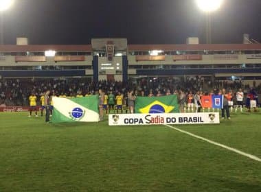 Nos pênaltis, Jacuipense elimina Paraná e avança na Copa do Brasil