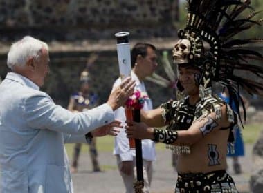 Tocha dos Jogos Pan-Americanos é acesa em cerimônia no México