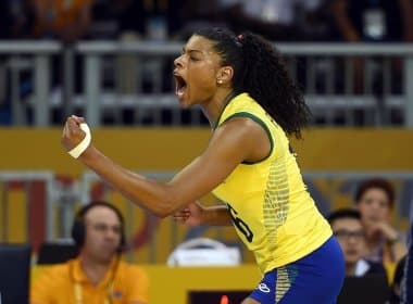 Na raça, Brasil bate Porto Rico e vai à final do vôlei feminino no Pan