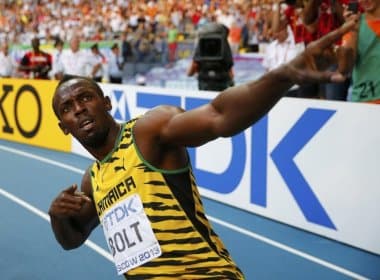 Bolt suspera Gatlin e conquista o tri mundial nos 100m