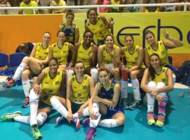 Brasil vence Uruguai na estreia do Campeonato Sul-Americano de Vôlei Feminino