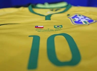 CBF divulga camisa personalizada para estreia nas Eliminatórias